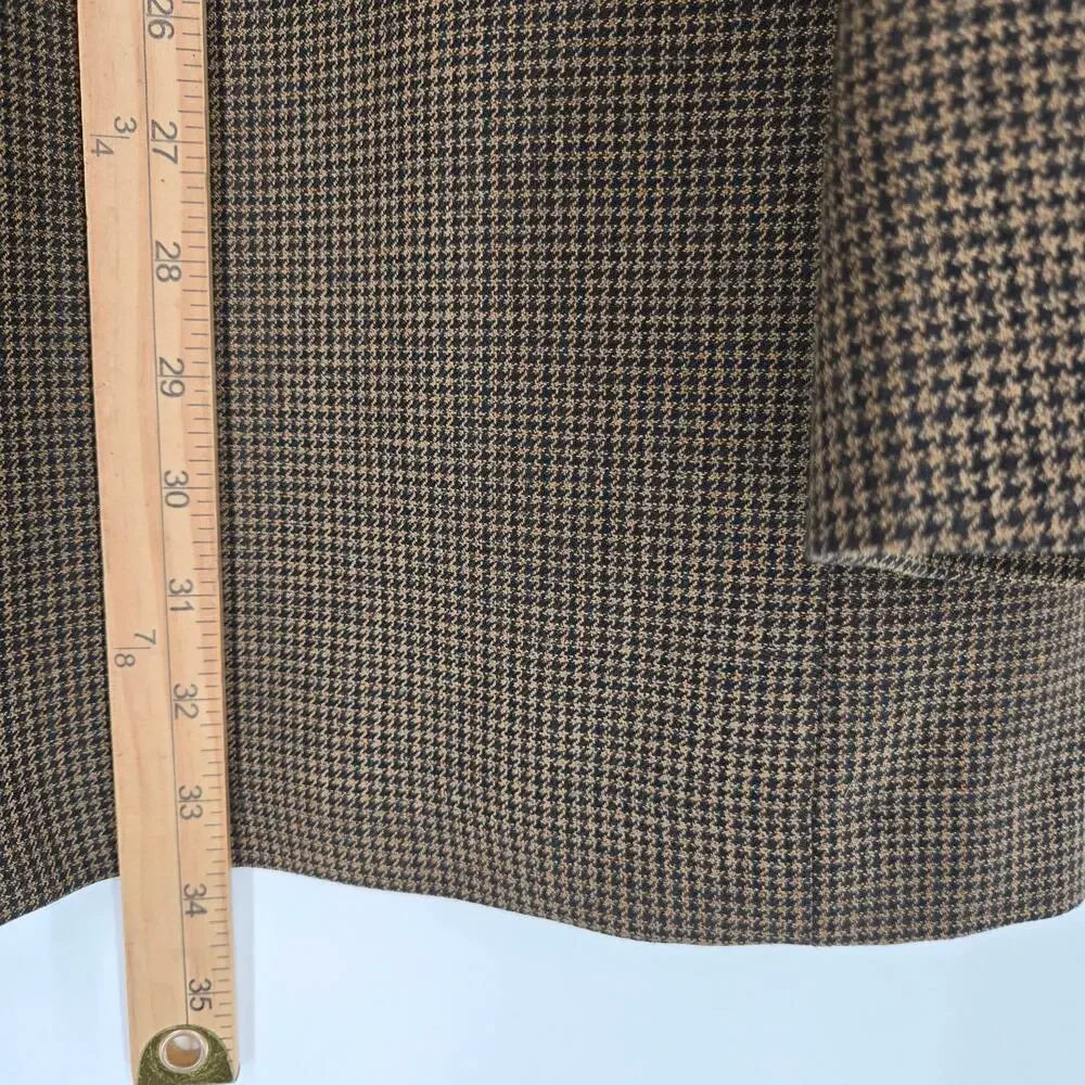 Lauren Ralph Lauren Mens Vtg 90s Y2K Classic Preppy Tweed Sport Coat Blazer 50L
